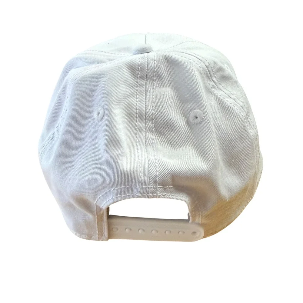 Happy Gilmore Movie Promo Hat White Green Rope Snapback Golf Universal Studios
